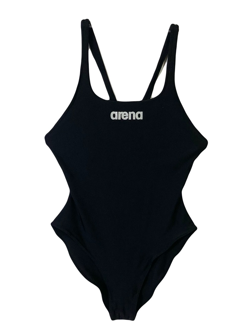 ARENA Bodysuit 40/S Black Stretchy White-Logo